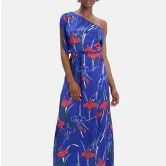 NEW • Tucker NYC • One Shoulder Maxi Dress Purple - Picture 5 of 6